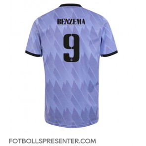 Real Madrid Karim Benzema #9 Borta Matchtröja 2022-23 Kortärmad